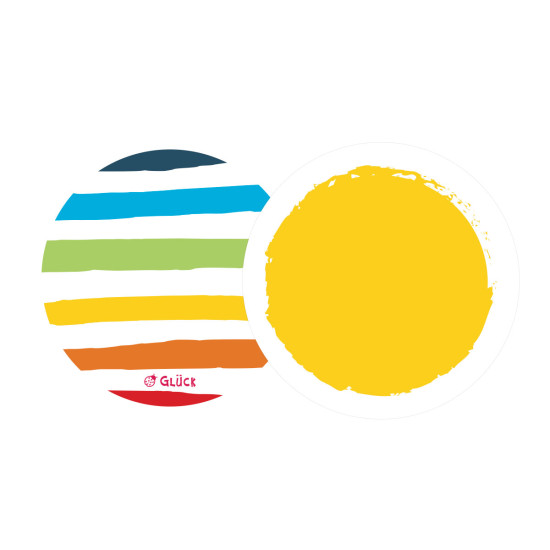 Posavasos Rayas Y Lunares Multicolor X 8