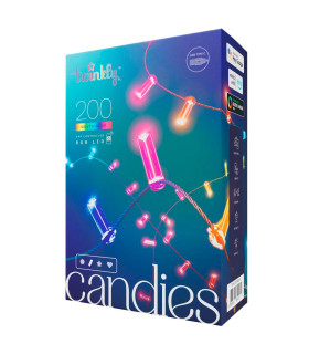 200 Luces LED Decorativas Inteligentes Candies Candles RGB USBC Twinkly