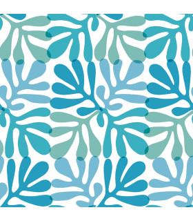 Servilletas 33 x 33 cm Coral Pattern Blue