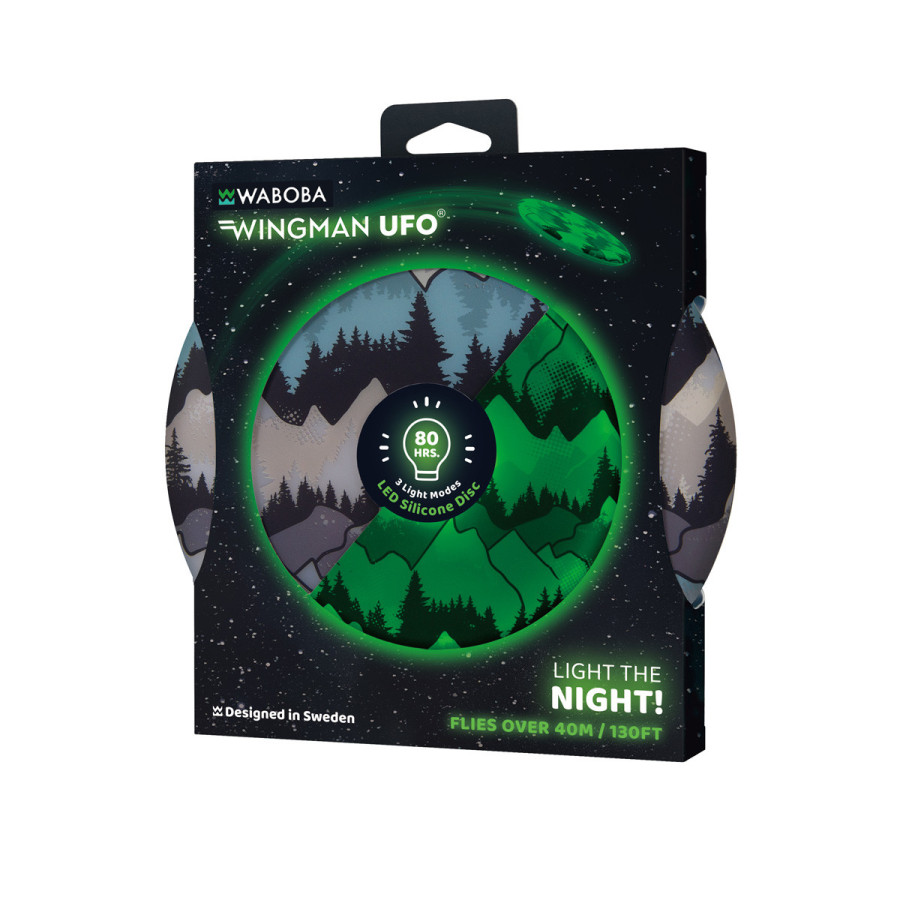 Frisbee de Silicona con LED Wingman UFO Waboba