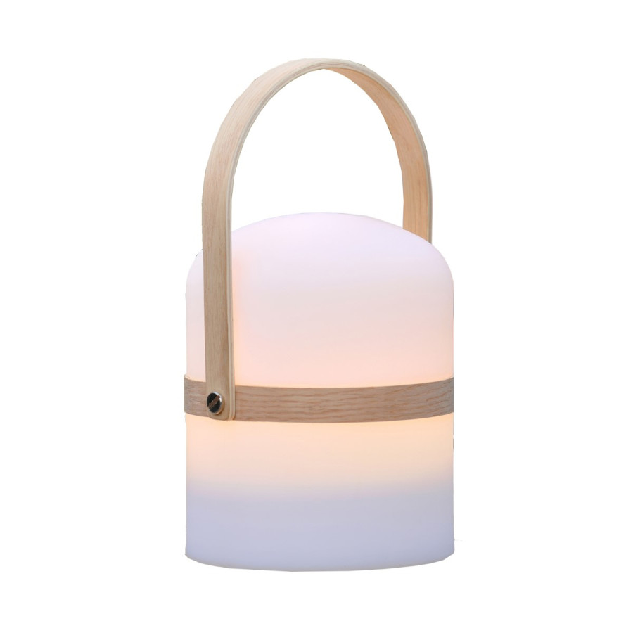 Lámpara LED Lumis Recargable Madera 26.5 cm 3 W Alparamis