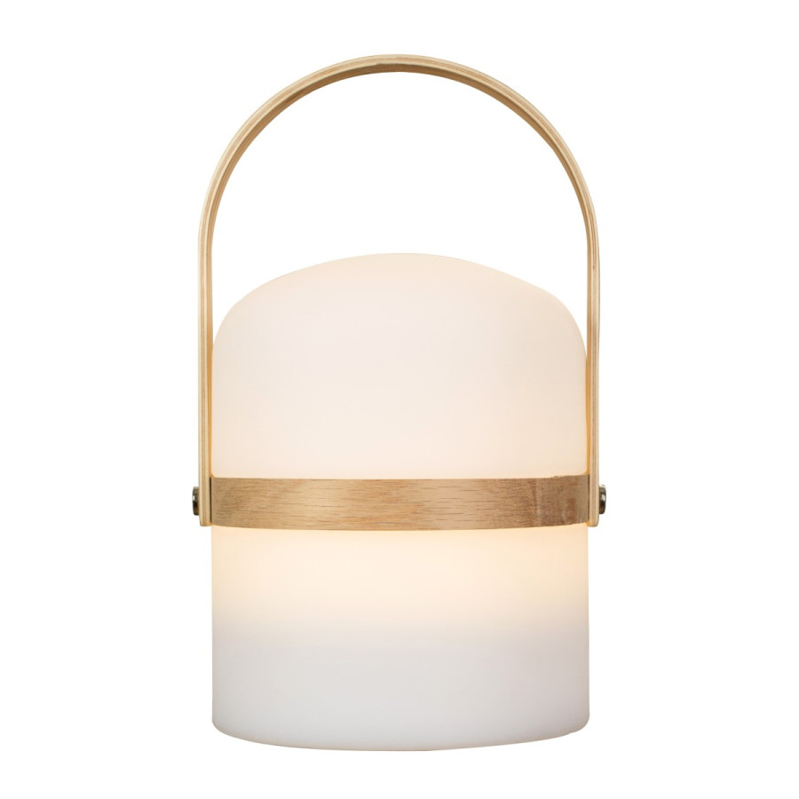 Lámpara LED Lumis Recargable Madera 26.5 cm 3 W Alparamis