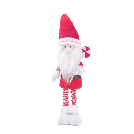 Adorno de Santa con Candy Piernas Extensibles 63 cm Alparamis