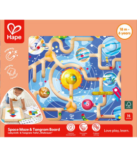 Laberinto Espacial y Tablero de Tangram Hape