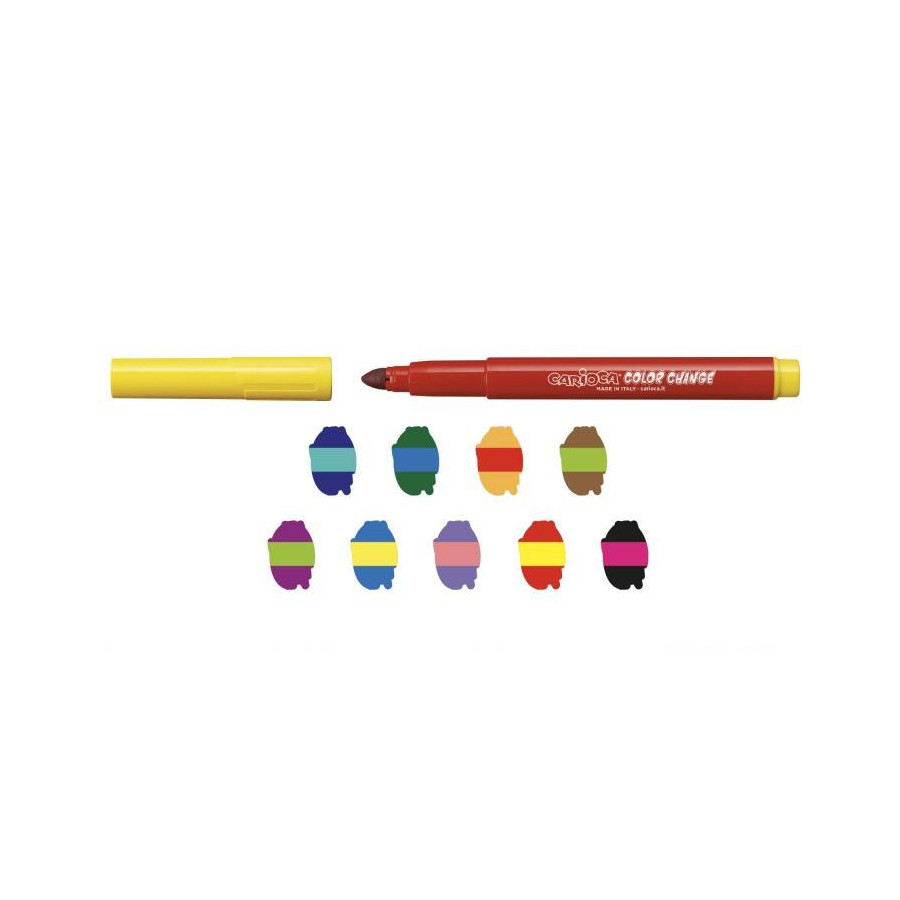 Marcadores Magic Color Change Carioca x 10