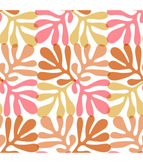 Servilletas 33 x 33 cm Coral Pattern Pink