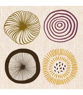 Servilletas 24 x 24 cm Forms of Nature