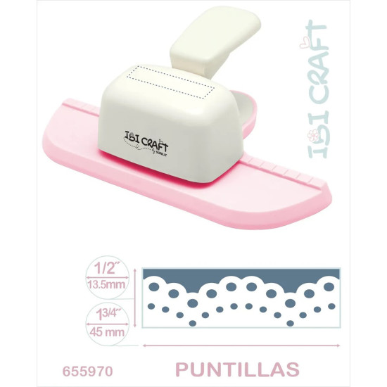 Perforadora Artística de Guardas Jumbo Puntillas Ibicraft