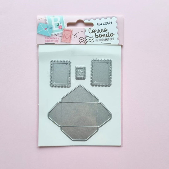 Troqueles x 4 Correo Bonito Ibicraft