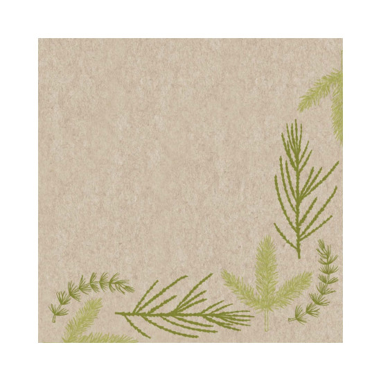 Servilletas Recicladas 24 x 24 cm Forest Finds