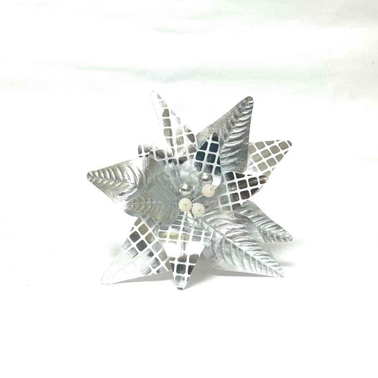 Adorno Estrella Federal Dorada 23 cm Alparamis A24-3949