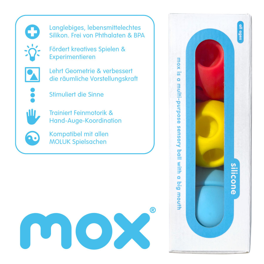 Pelotas Mox Moluk x 3 un.