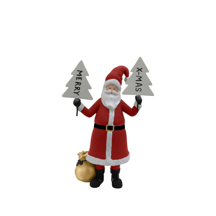 Adorno de Santa con Árboles Merry Xmas 25 cm Alparamis