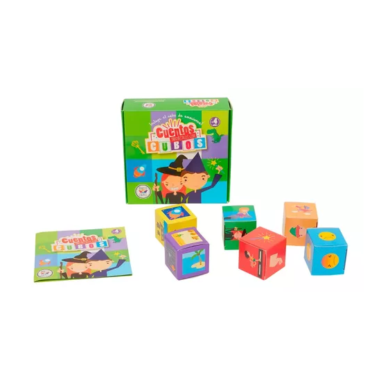 Juego De Mesa Cuentos Fantásicos Con Cubos Barco De Papel