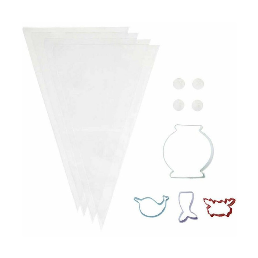 Kit Cortantes y Decoración - Vida Marina