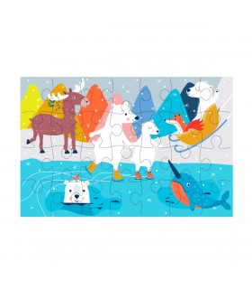 Rompecabezas Oso Polar 28 pz Avenir