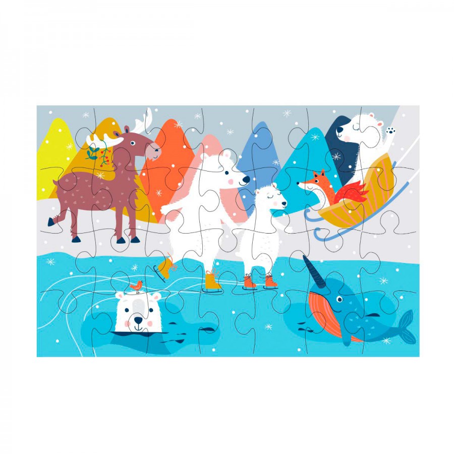 Rompecabezas Oso Polar 28 pz Avenir