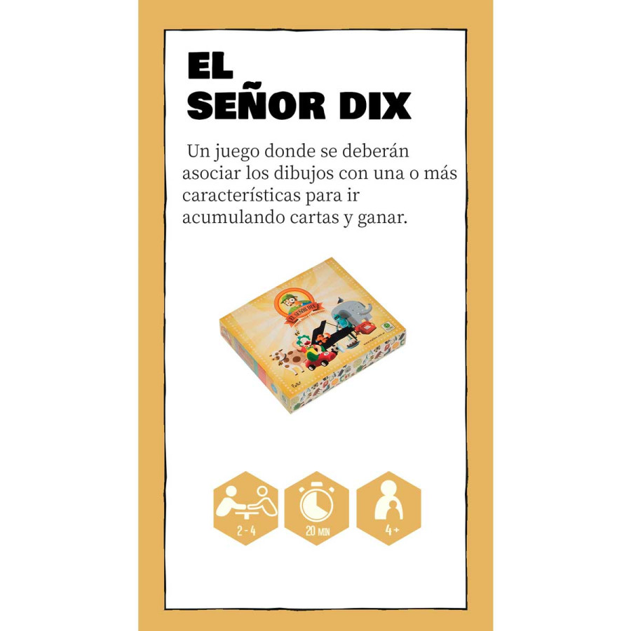 Juego de Mesa El Señor Dix