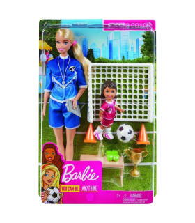 Muñeca Barbie Entrenadora De Fútbol