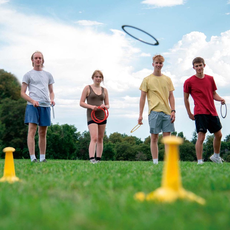 Kit de Juego de Anillos Trigo Ring Toss Do U Play Hape