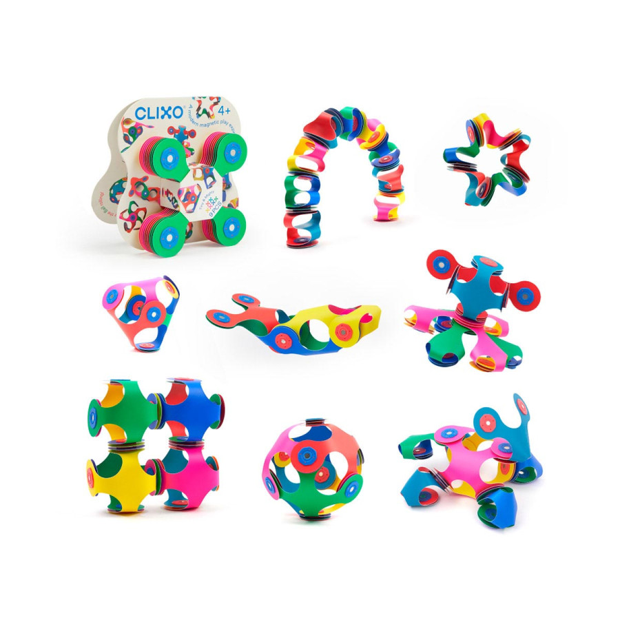 Set Tiny and Mighty Multicolor 9 Piezas Clixo
