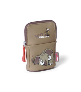 Portatarjetas de Elefante y Mono