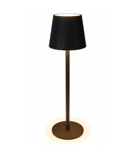 Lámpara de Mesa Recargable USB 36 cm Negra Alparamis