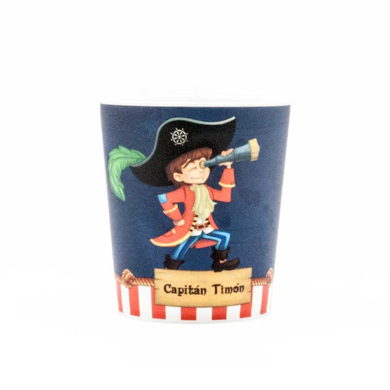 Vaso plástico del Capitán Timón