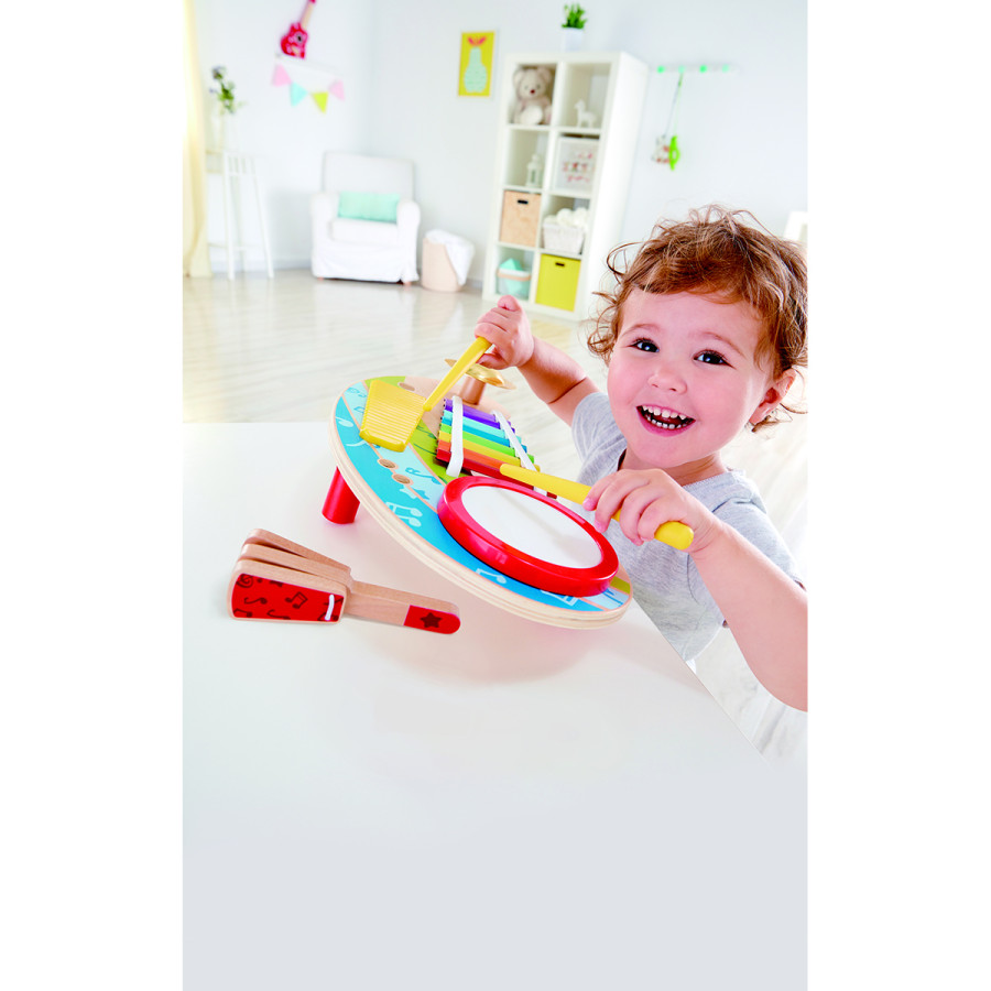 Estación Musical 5 en 1 Hape Instrumentos de Juguete