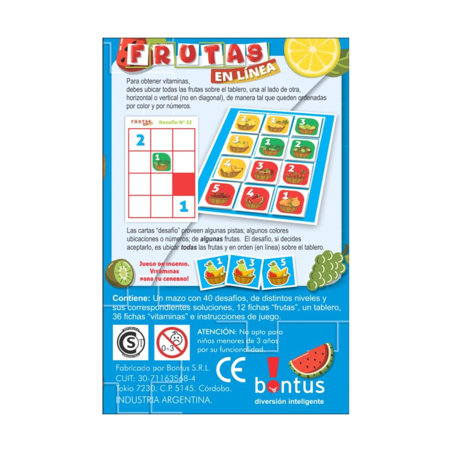Juego Eco Frutas en Línea