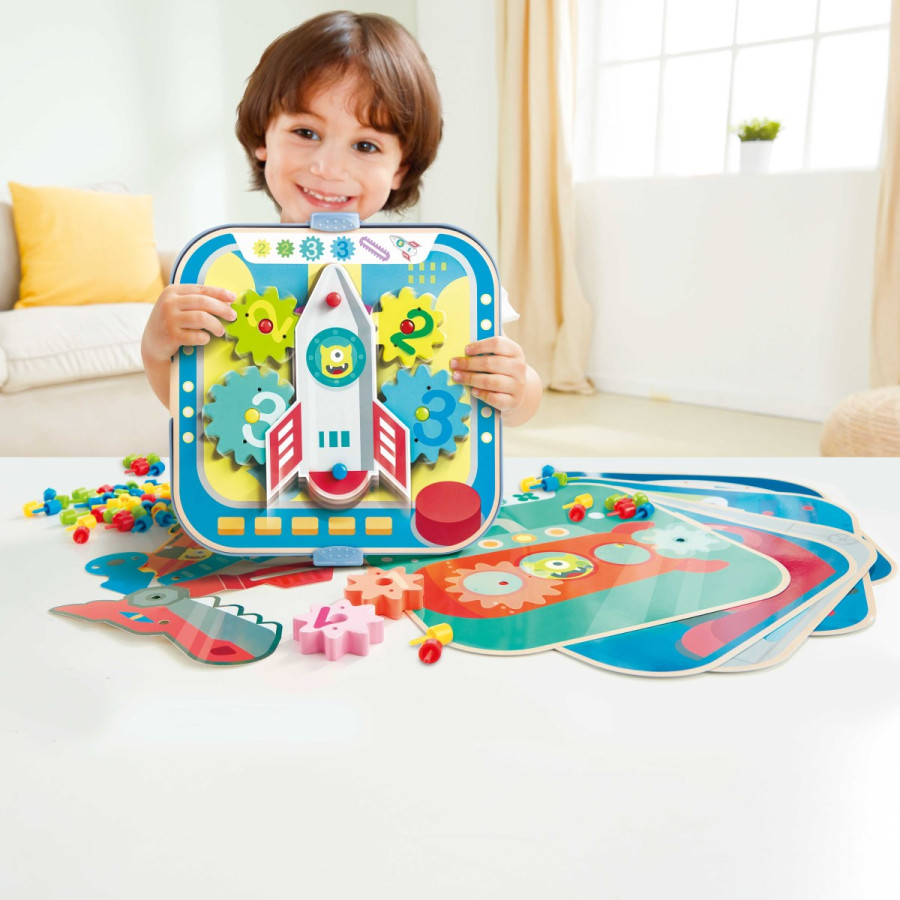 Juego Experimental de Engranajes Groovy-go-round Hape