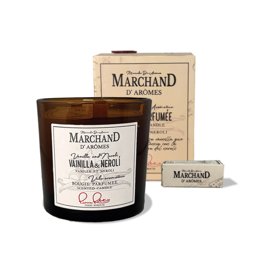 Vela Aromática Marchand D Aromes Vainilla y Nerolí 220 g