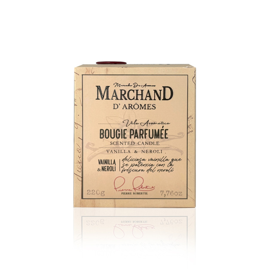 Vela Aromática Marchand D Aromes Vainilla y Nerolí 220 g