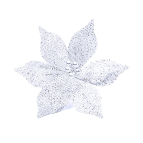 Adorno Estrella Federal Plateada 22 cm Alparamis A24-4056S