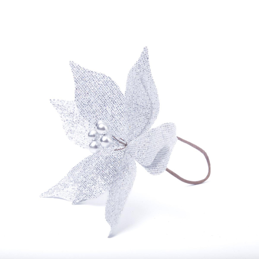 Adorno Estrella Federal Plateada 22 cm Alparamis A24-4056S