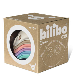 Juguete Bilibo Mini Pastel 12 cm Moluk x 6 un.