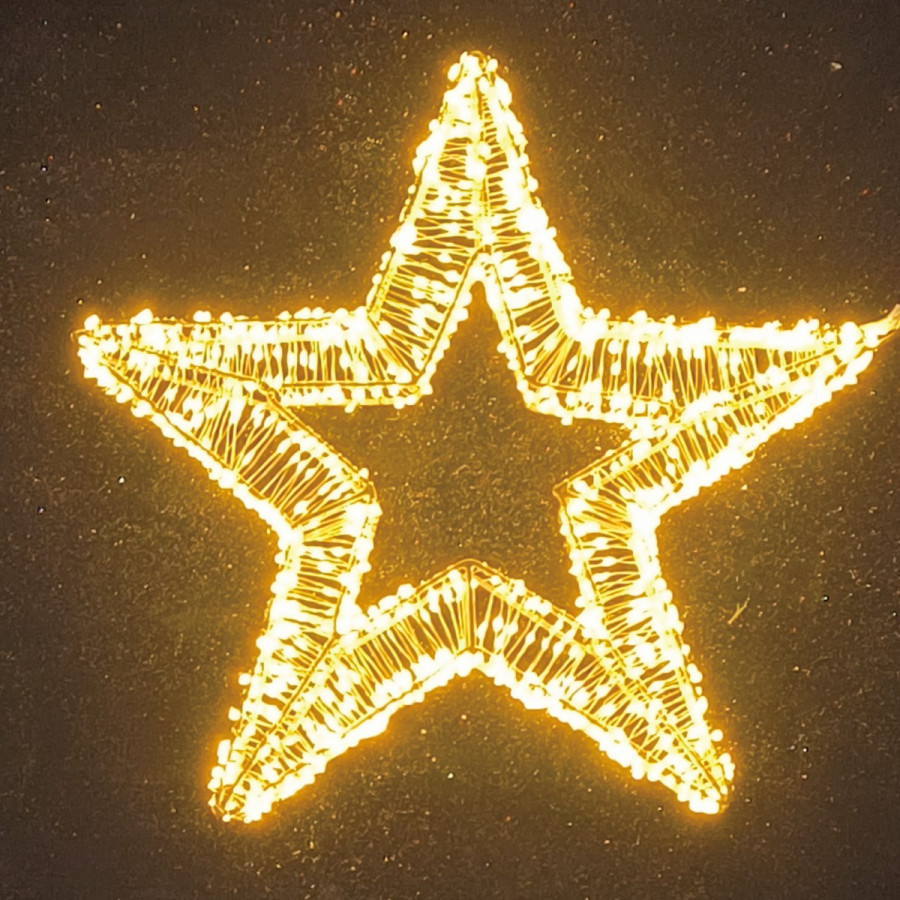 Estrella LED 40 cm Luces Cálidas Alparamis