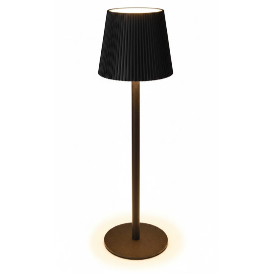 Lámpara de Mesa Recargable USB 36 cm Negra Alparamis