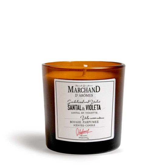 Vela Aromática Marchand D Aromes Santal y Violeta 220 g