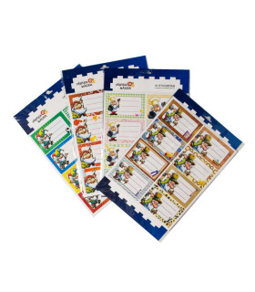 Etiquetas autoadhesivas de los Bistelitos