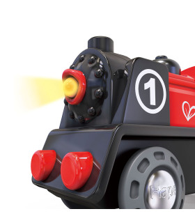 Locomotora Roja a Pilas para Tren de Juguete Hape