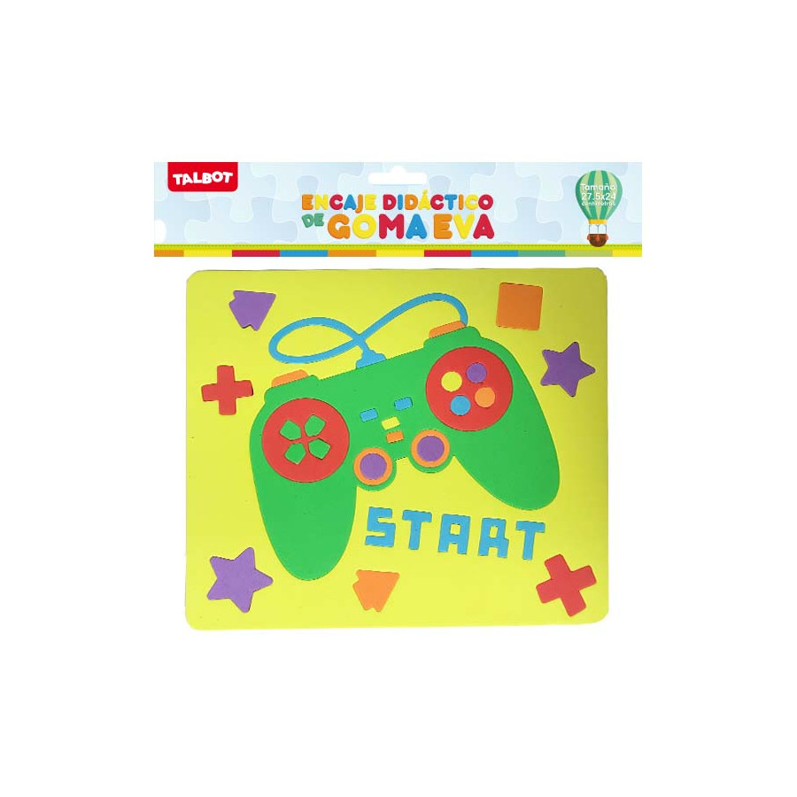 Juego de Encastre de Goma Eva Play 27x24 cm