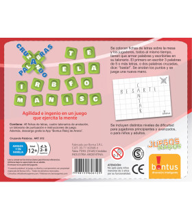 Juego de Mesa Cruzando Palabras