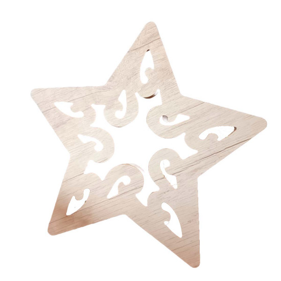 Adorno de Estrella Calada 25 cm