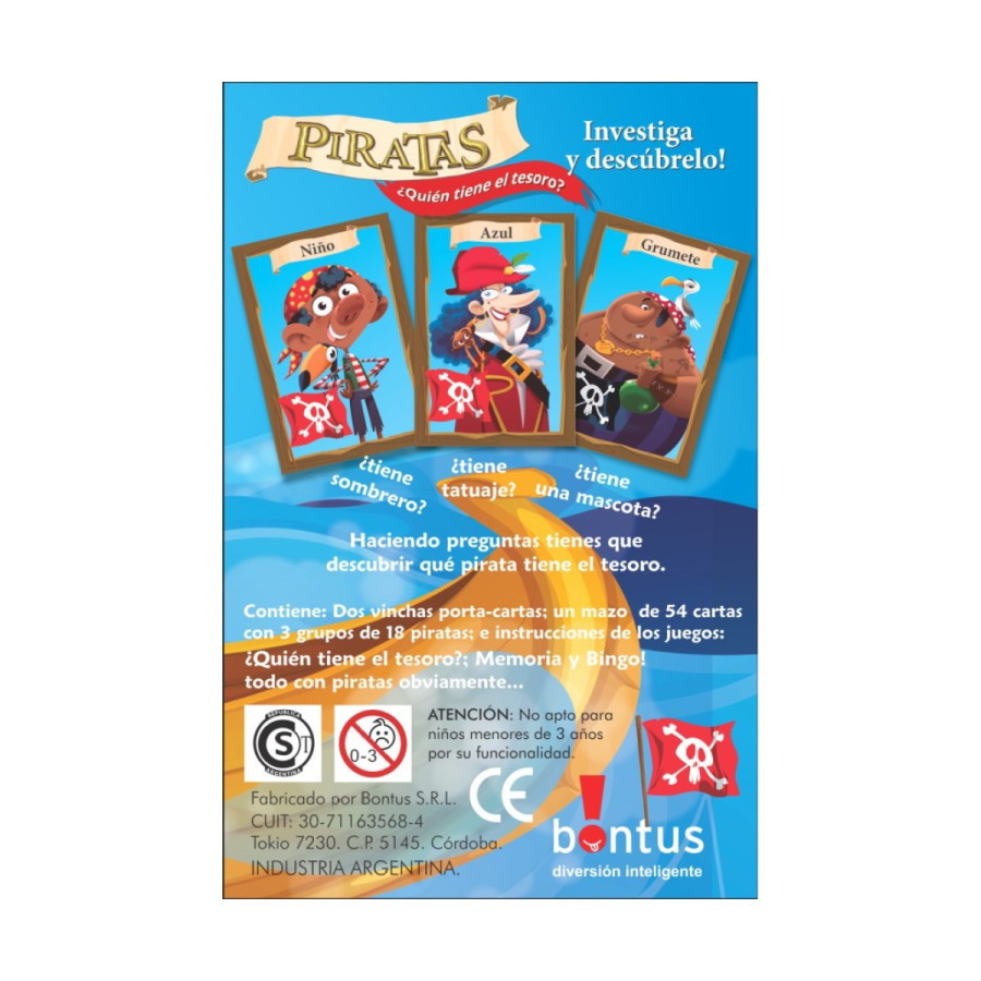 Juego Eco Piratas Quién Tiene el Tesoro