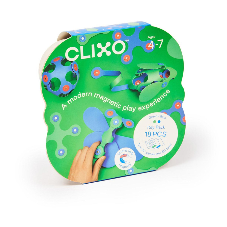Set Itsy Verde y Azul 18 Piezas Clixo