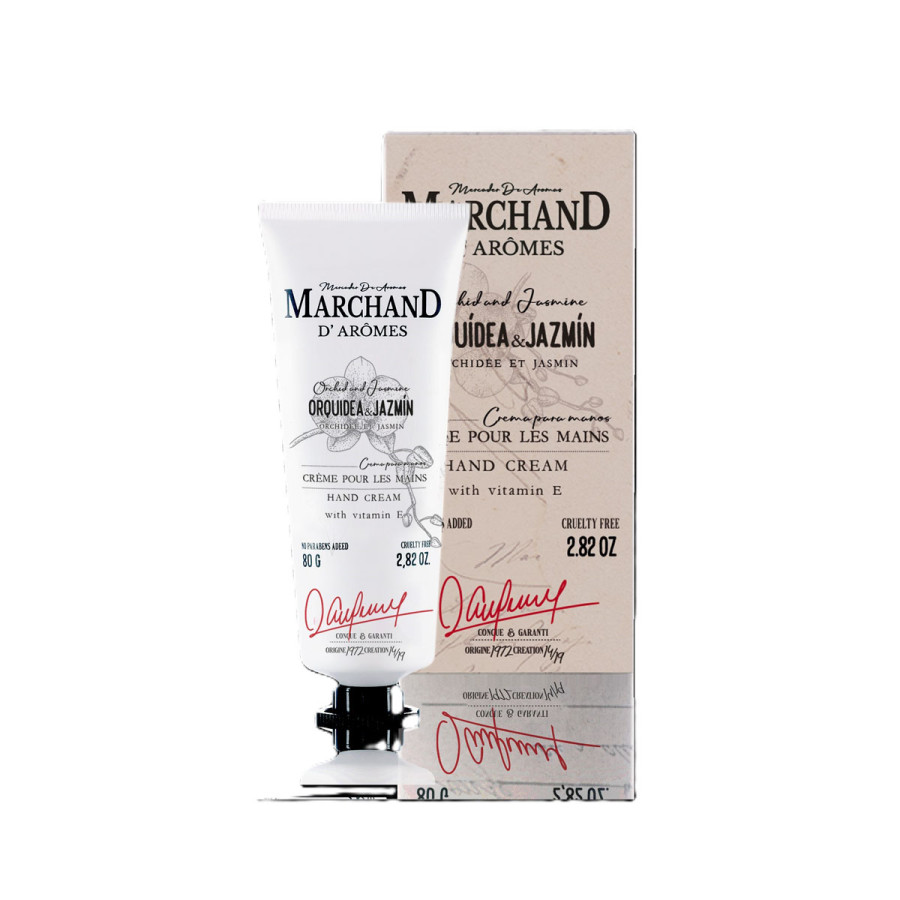 Crema de Manos Marchand D Aromes Orquídea y Jazmín 80 g