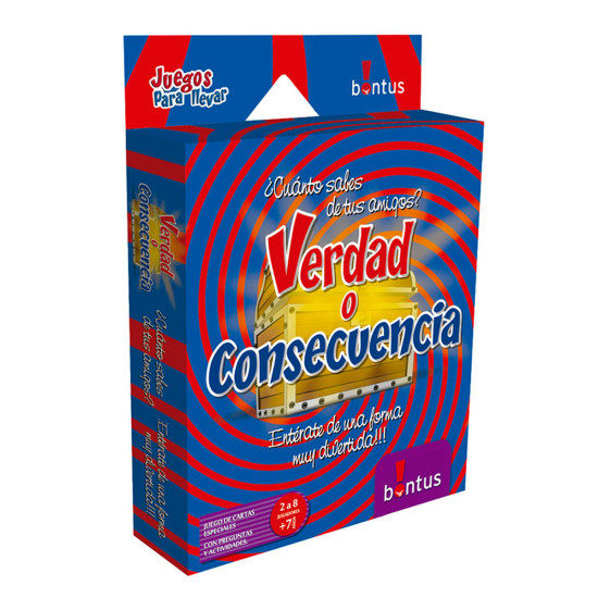 Juego de Cartas Verdad o Consecuencia