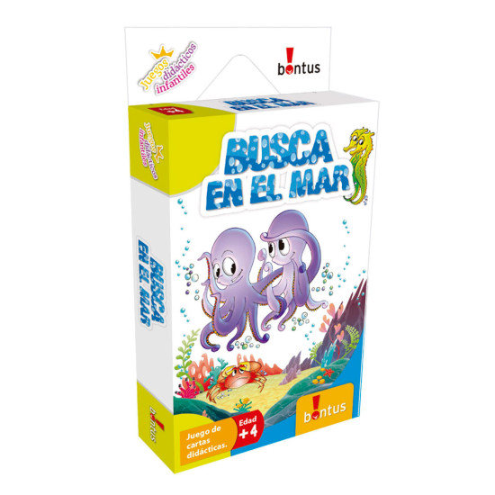 Juego  Didáctico de Cartas Busca en el Mar