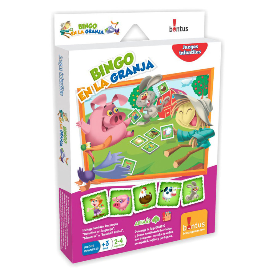 Juego de Mesa Didáctico Bingo en la Granja